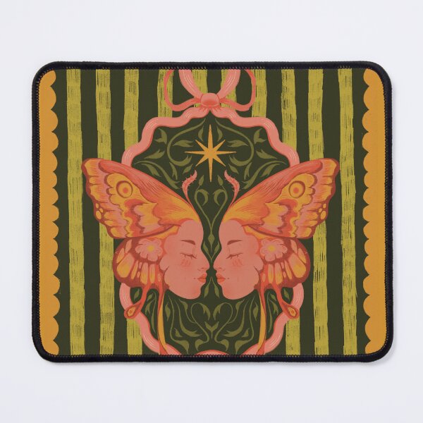 Item preview, Moth Woman and Bow Print designed and sold by bymarimar.