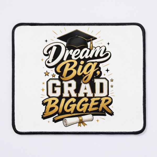 Item preview, Dream Big Grad Bigger Inspirational Graduation Senior designed and sold by VibrantVisionM.