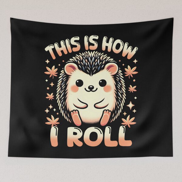 Item preview, Cute Hedgehog - This Is How I Roll Hedgehog Lover designed and sold by Fereskabilon.