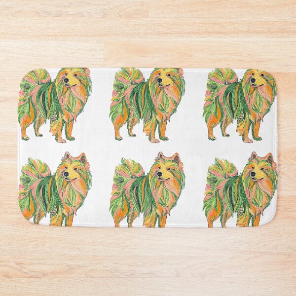 Item preview, Colorful Chow chow puppy dog designed and sold by MendaciousMina.