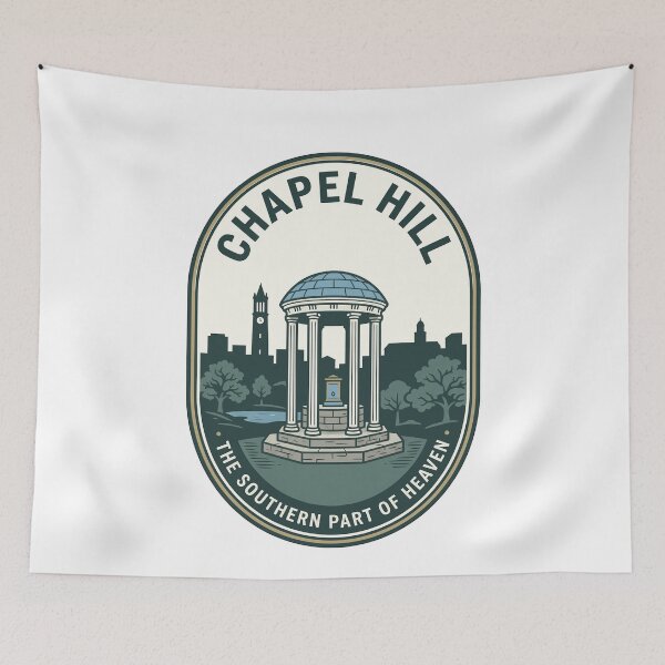 Item preview, Vintage Chapel Hill North Carolina Old Well Badge designed and sold by k3rstman1.