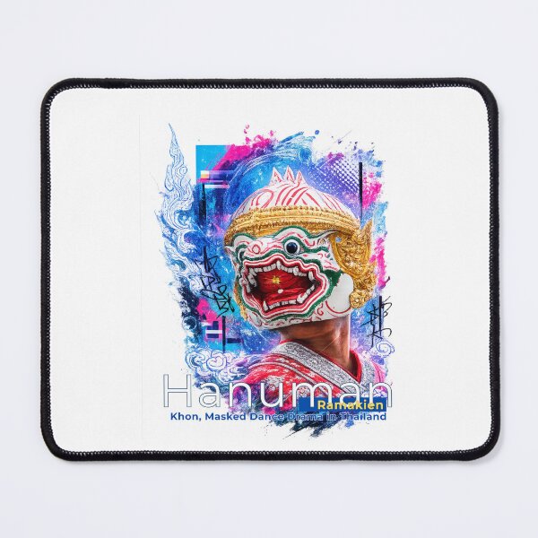 Item preview, Hanuman Ramakien Thailand Cute Travel Graphic – Welcome Thailand Khon Masked Dance Art designed and sold by Beeform.