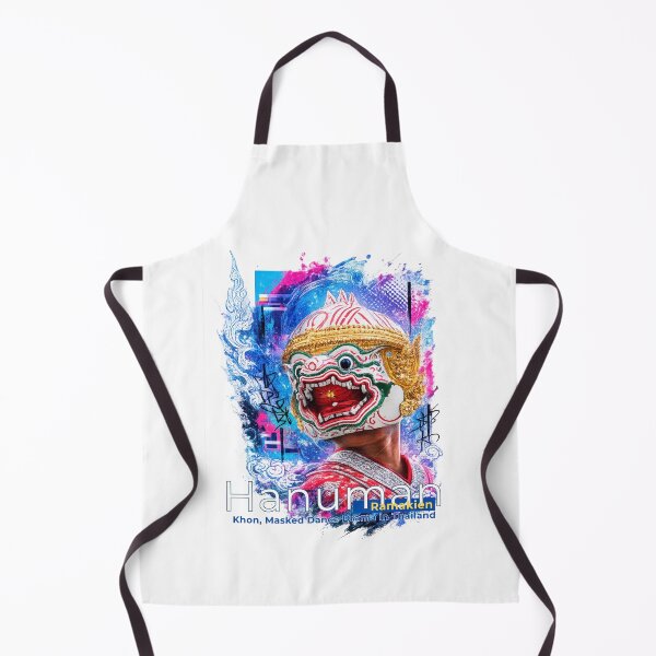 Item preview, Hanuman Ramakien Thailand Cute Travel Graphic – Welcome Thailand Khon Masked Dance Art designed and sold by Beeform.