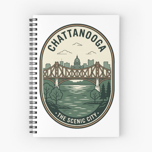 Item preview, Vintage Chattanooga Tennessee Scenic City Bridge Badge designed and sold by k3rstman1.