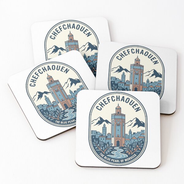 Item preview, Chefchaouen Morocco Blue Pearl Travel Badge designed and sold by k3rstman1.