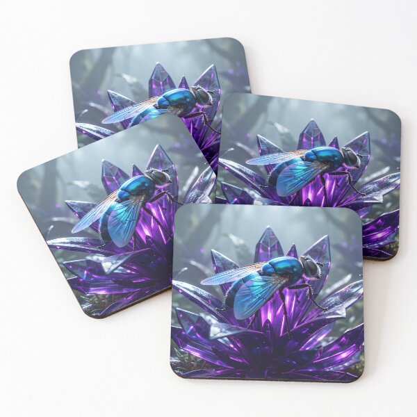 Item preview, The Beat of Wings in the Violet Thicket: A Fairy Tale of Intense Colors designed and sold by VoidVeilStudio.