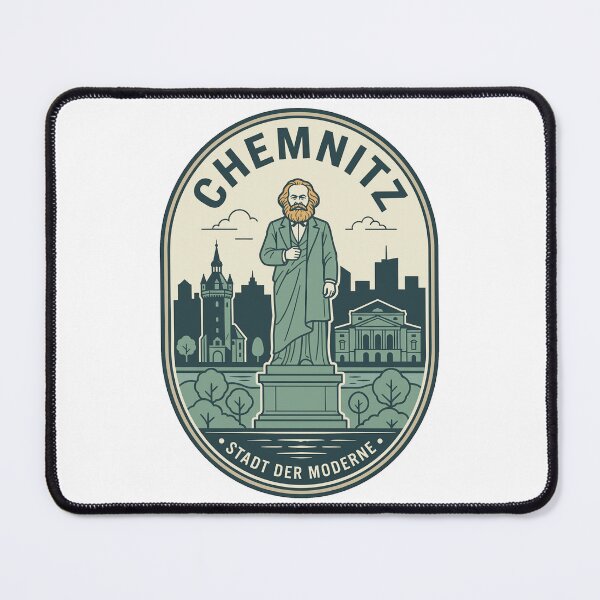 Item preview, Vintage Chemnitz Karl Marx Monument Travel Badge designed and sold by k3rstman1.