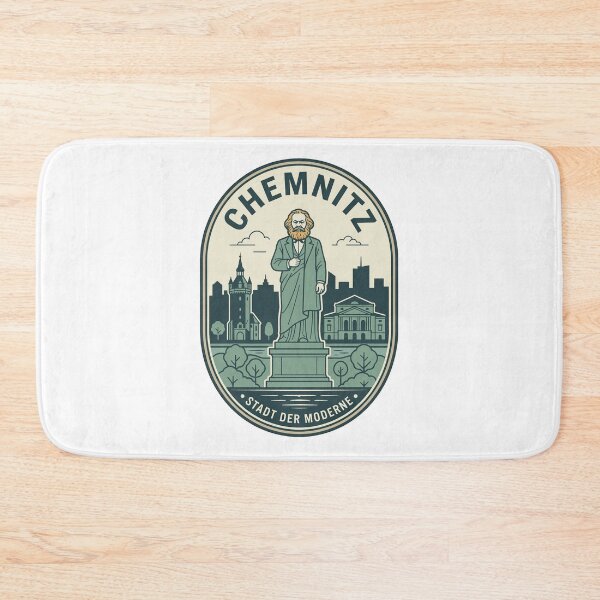 Item preview, Vintage Chemnitz Karl Marx Monument Travel Badge designed and sold by k3rstman1.