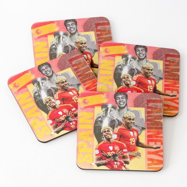 Item preview, Lamine Yamal Spain National Team Football Poster Print designed and sold by Af-RT10.