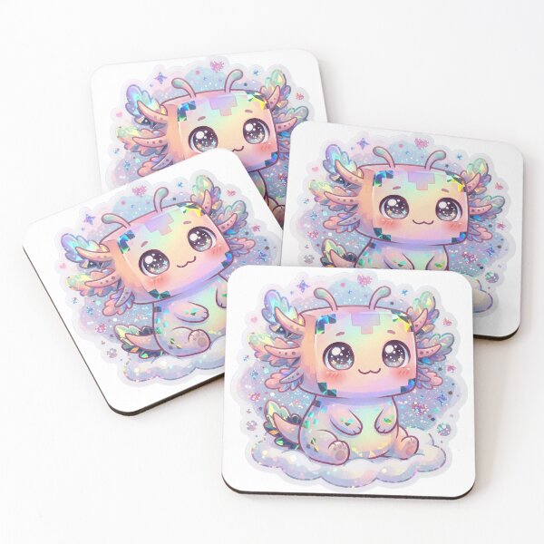 Item preview, Cute axolotl | Pixel art fan designed and sold by Pandora´s Box.