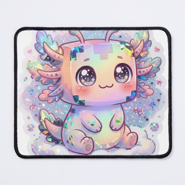 Item preview, Cute axolotl | Pixel art fan designed and sold by Pandora´s Box.