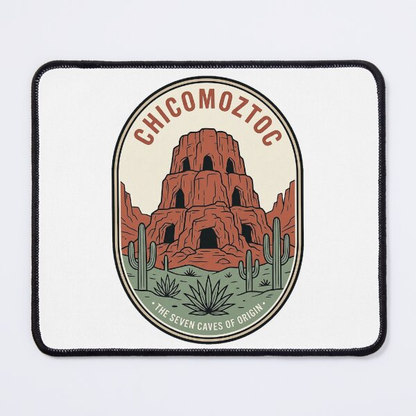 Item preview, Chicomoztoc The Seven Caves of Origin Badge designed and sold by k3rstman1.