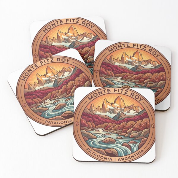 Item preview, Vintage Patagonia Monte Fitz Roy Argentina Mountain Adventure Logo designed and sold by BLUESKY11a.