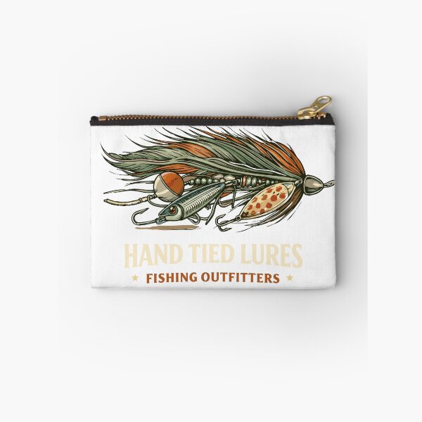 Item preview, Hand Tied Lures Fishing T-Shirt designed and sold by Matinez Pink.