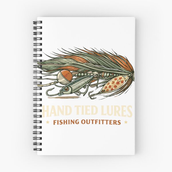 Item preview, Hand Tied Lures Fishing T-Shirt designed and sold by Matinez Pink.