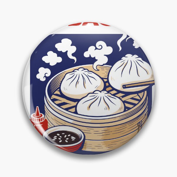 Item preview, Stuffed Buns Chinese Food T-Shirt designed and sold by Matinez Pink.
