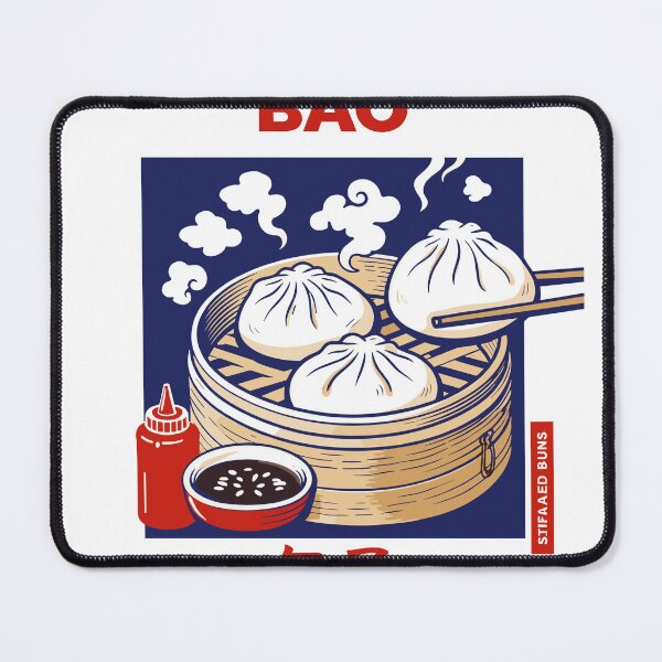 Item preview, Stuffed Buns Chinese Food T-Shirt designed and sold by Matinez Pink.