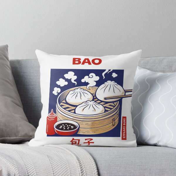 Item preview, Stuffed Buns Chinese Food T-Shirt designed and sold by Matinez Pink.