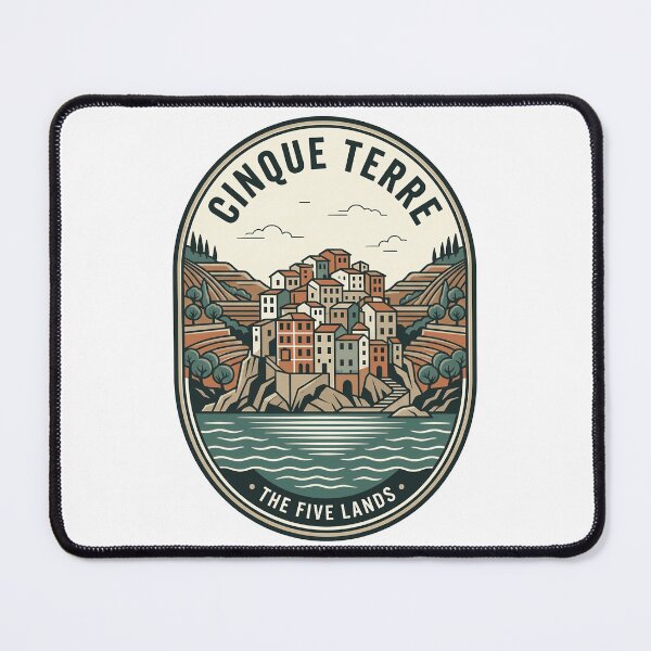 Item preview, Vintage Cinque Terre Italy Coastal Village Landscape designed and sold by k3rstman1.