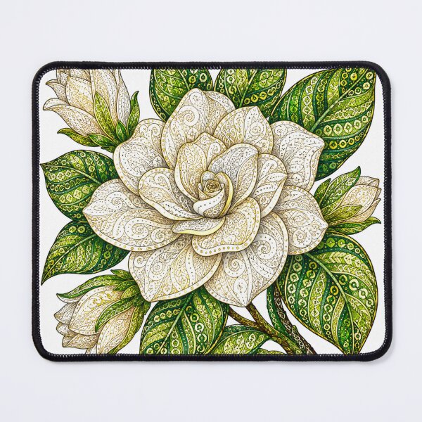 Item preview, Intricate Gardenia designed and sold by PaintedbyCarol.