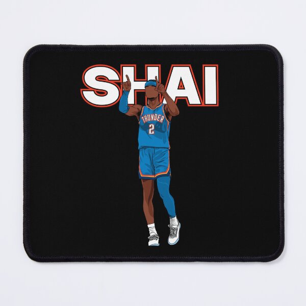 Item preview, Shai Gilgeous Alexander Standing Thunder Poster Design Today designed and sold by SharoKayd.