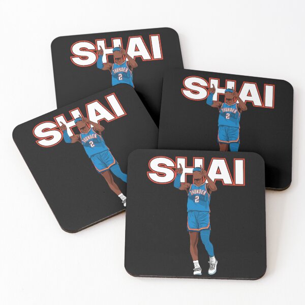 Item preview, Shai Gilgeous Alexander Standing Thunder Poster Design Today designed and sold by SharoKayd.