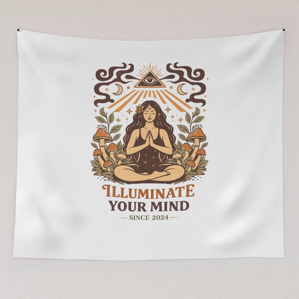 Item preview, Mystical Meditation T-Shirt designed and sold by Matinez Pink.