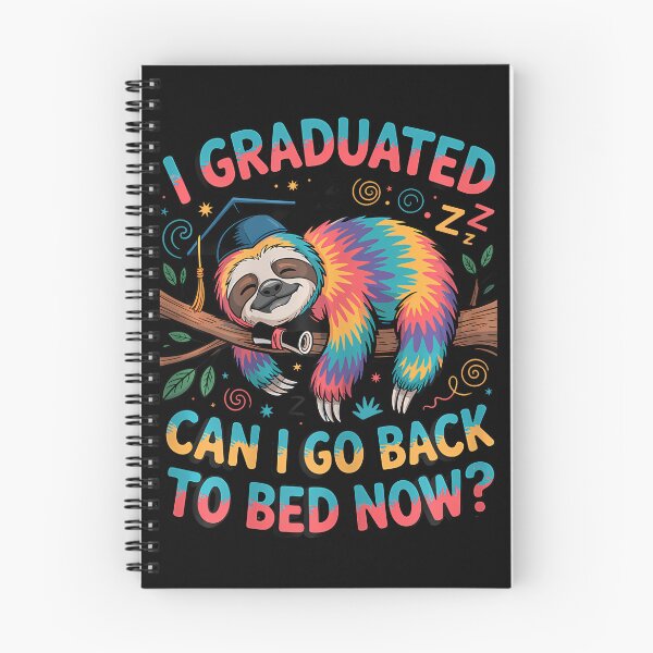 Item preview, I Graduated Can I Go Back To Bed Now Shirts Sloth Graduation designed and sold by Fereskabilon.