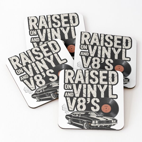 Item preview, Raised On Vinyl and V8s designed and sold by Lopez-Design.