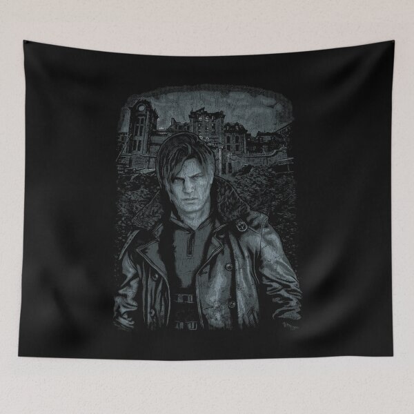 Item preview, RPD Resident Evil 9 Requiem Raccoon City Leon Kennedy Distressed designed and sold by Power Up Prints.