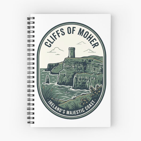 Item preview, Vintage Cliffs of Moher Ireland Travel Badge designed and sold by k3rstman1.