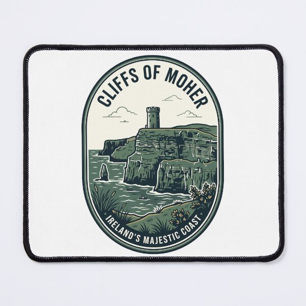 Item preview, Vintage Cliffs of Moher Ireland Travel Badge designed and sold by k3rstman1.