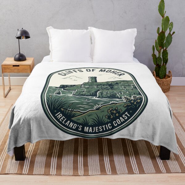 Item preview, Vintage Cliffs of Moher Ireland Travel Badge designed and sold by k3rstman1.