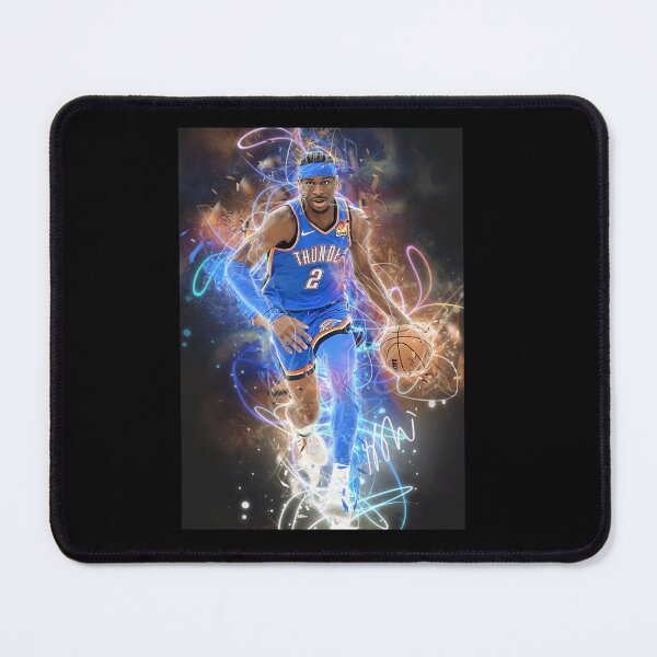 Item preview, Shai Gilgeous Alexander Electric Court Poster Design Today designed and sold by SharoKayd.