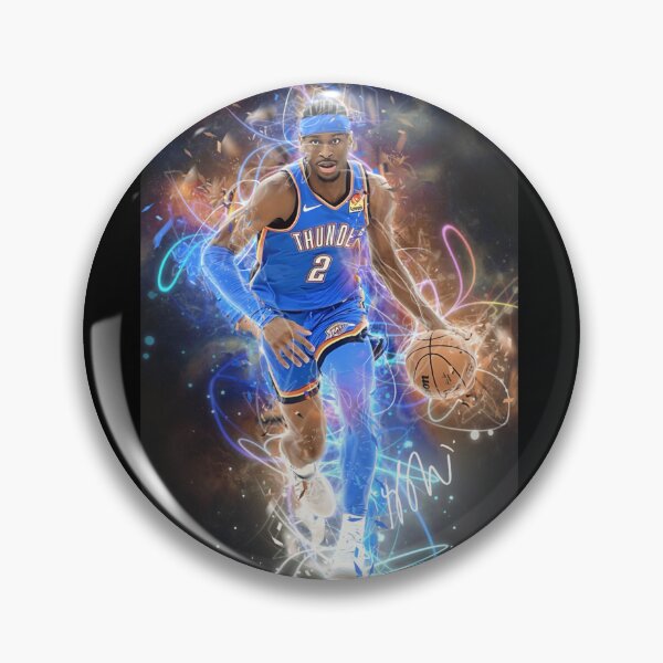 Item preview, Shai Gilgeous Alexander Electric Court Poster Design Today designed and sold by SharoKayd.