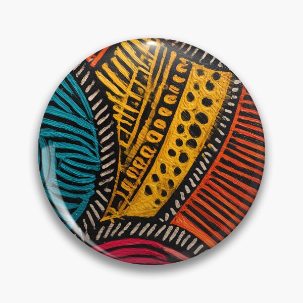 Item preview, Australian Aboriginal Art Tribal Wall Painting designed and sold by GrinGalore.