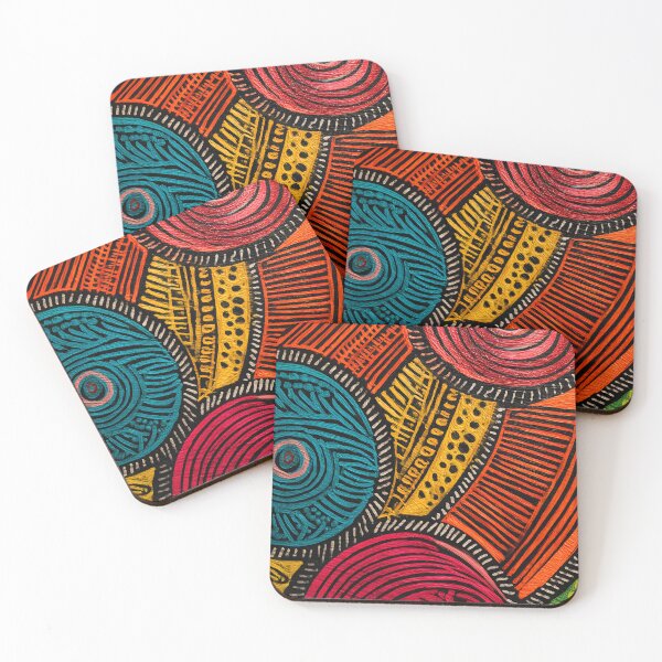 Item preview, Australian Aboriginal Art Tribal Wall Painting designed and sold by GrinGalore.
