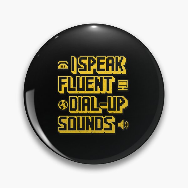Item preview, Fluent In Dial Up Sounds Funny Internet Nostalgia Design designed and sold by Ekonolotie.