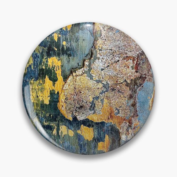 Item preview,    Aqua Blue Red and Yellow Shabby Chic Grunge wall Texture spain. designed and sold by Jonnekesart.