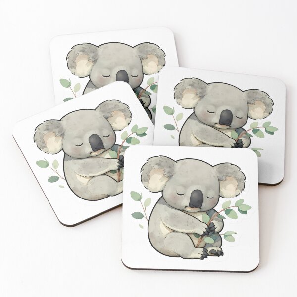 Item preview, Sleepy Koala Eucalyptus Branch | Cute Australian Animal Design designed and sold by Lyrical Soul.
