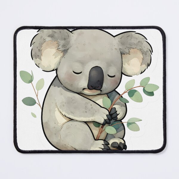 Item preview, Sleepy Koala Eucalyptus Branch | Cute Australian Animal Design designed and sold by Lyrical Soul.
