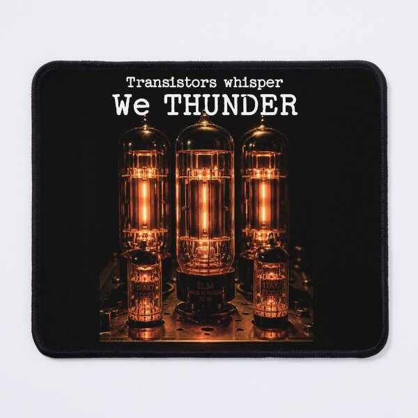 Item preview, Transistors whisper - We THUNDER designed and sold by WJ Cozy Creations.