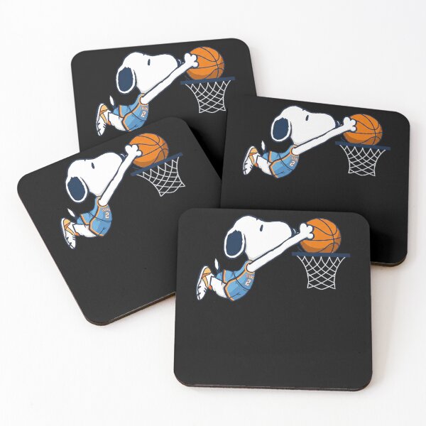 Item preview, Shai Gilgeous Alexander Snoopy Dunk Basketball Poster Design designed and sold by SharoKayd.