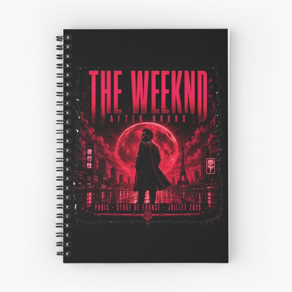 Item preview, The Weeknd After Hours Paris 2026 — Concert Stade de France T-Shirt designed and sold by KickoffStudio.