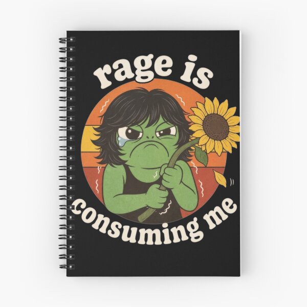 Item preview, Funny Frog Graphic Tee Rage is Consuming Me Sarcastic Meme designed and sold by clothesy7.