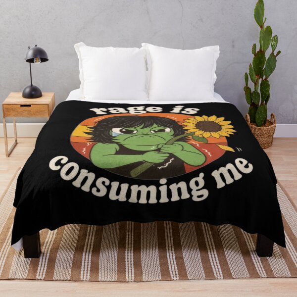 Item preview, Funny Frog Graphic Tee Rage is Consuming Me Sarcastic Meme designed and sold by clothesy7.