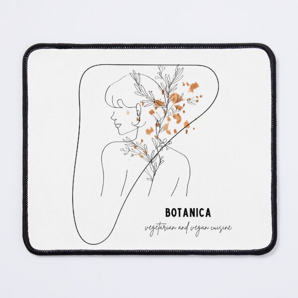 Item preview, Minimalist Botanica Line Art Female Profile Design designed and sold by naturetouchbio2.
