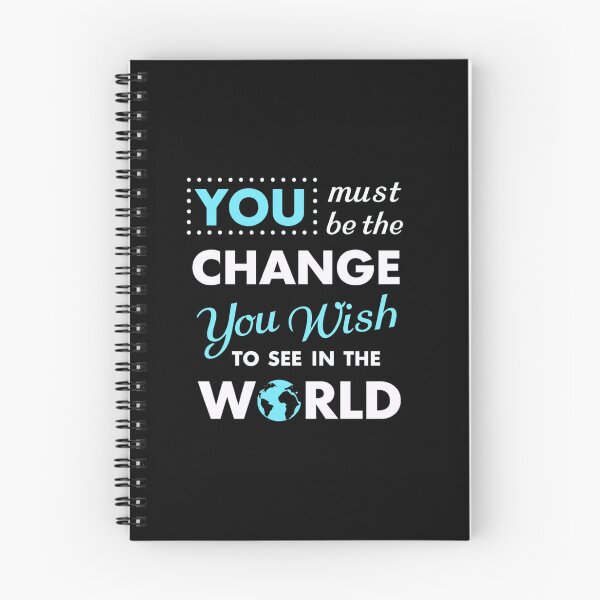 Item preview, Be The Change You Wish To See Inspirational Quote Design designed and sold by Ekonolotie.