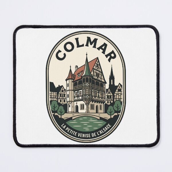 Item preview, Vintage Colmar France Alsace Travel Badge designed and sold by k3rstman1.