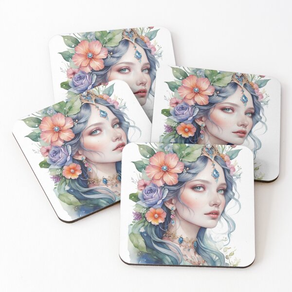 Item preview, Enchanted Watercolor Beauty designed and sold by EdicrisR.